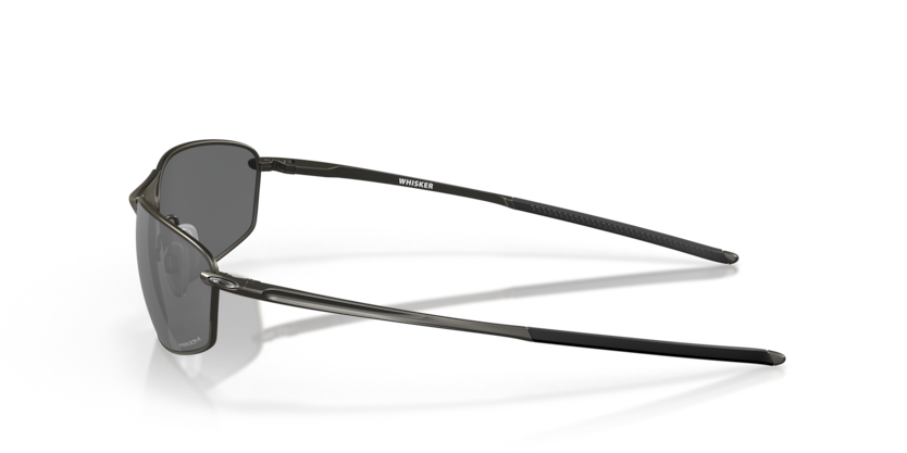 Black sunglasses with dark lenses on a white background