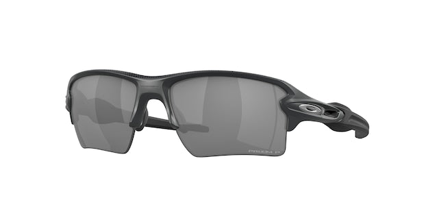 A pair of Oakley Flak 2.0 XL sunglasses with a black frame and dark lenses.