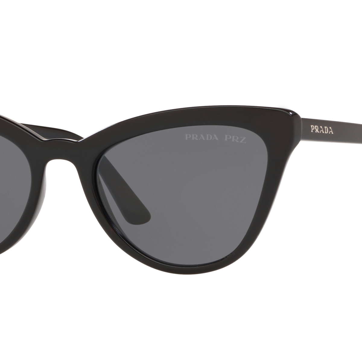 Prada PR 01VS 1AB5Z1 Black, three-quarter view
