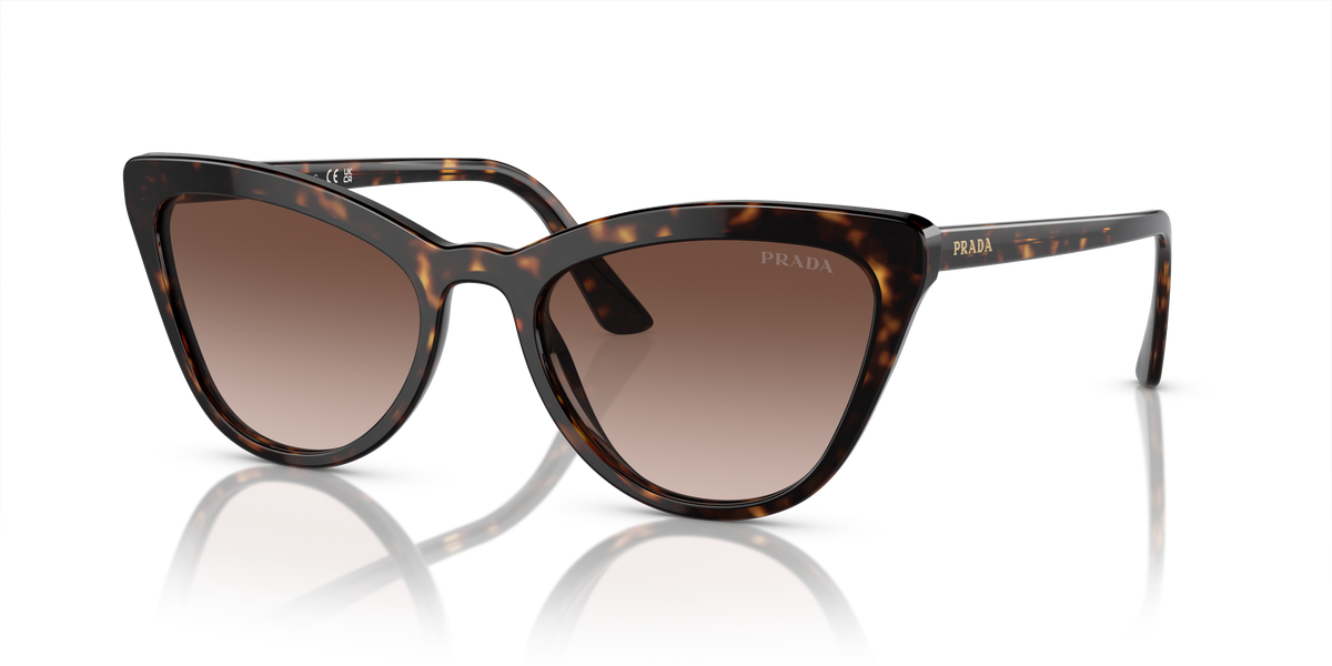 Prada PR 01VS 2AU6S1 Havana, three-quarter view