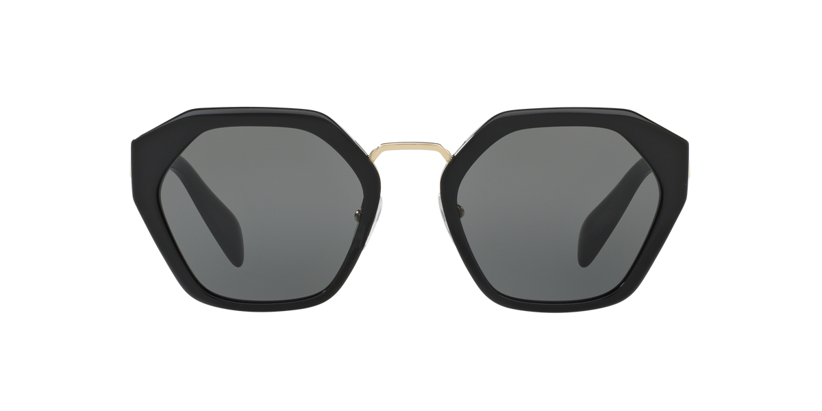 Prada PR 04TS Black 1AB1A1 three-quarter view