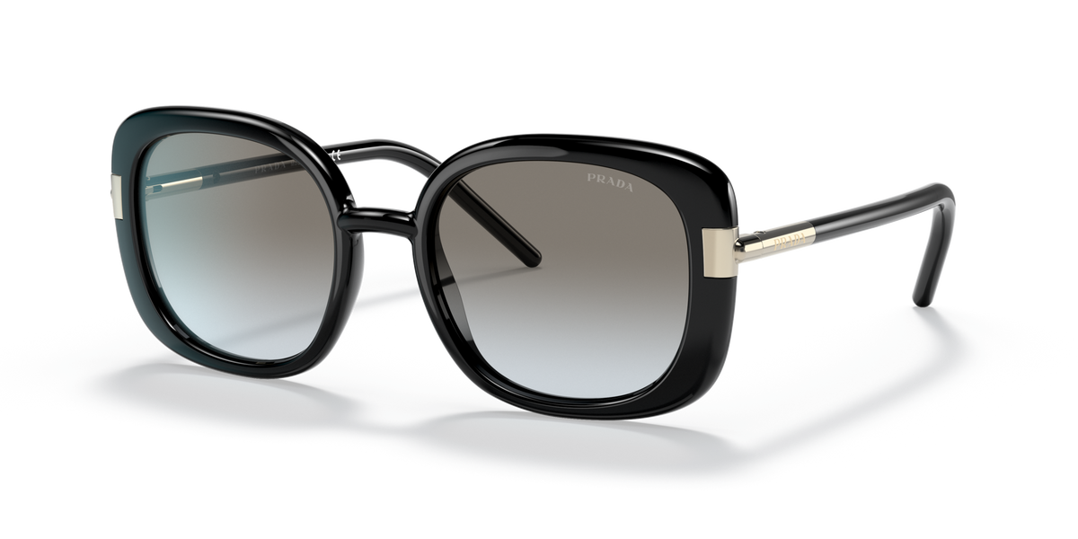 Prada PR 04WS Black 1AB0A7 three-quarter view