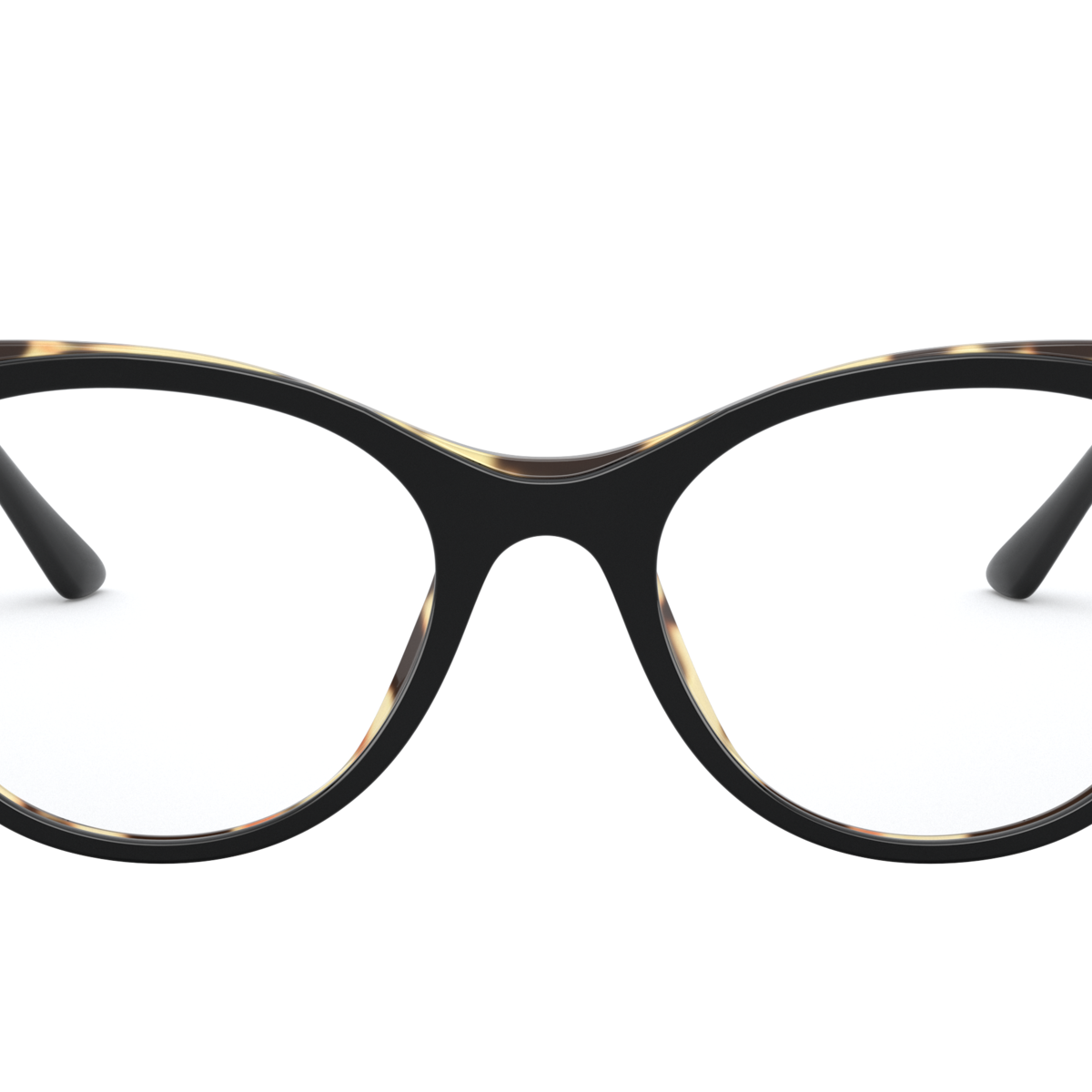 Prada PR 05WV Black/Havana 3891O1 three-quarter view