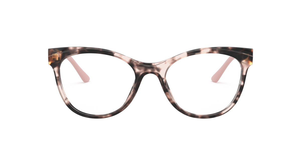 Prada PR 05WV Pink Havana ROJ1O1 three-quarter view
