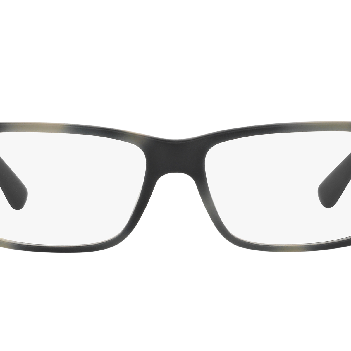 Prada PR 06SV Matte Striped Grey USD1O1 three-quarter view