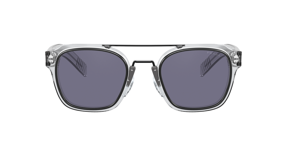 Prada PR 07WS Black/White/Grey 04L420 front view