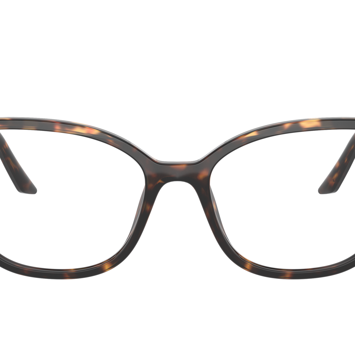 Prada PR 07WV Dark Havana/Medium Havana 06N1O1 three-quarter view