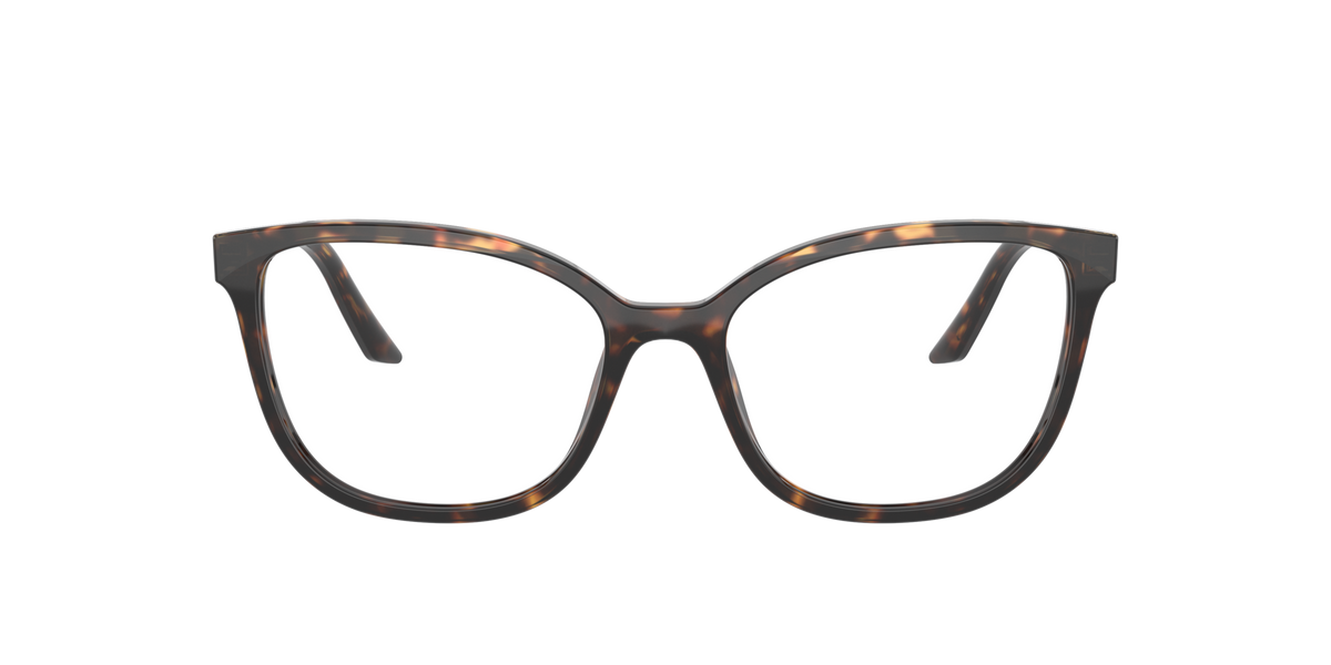 Prada PR 07WV Dark Havana/Medium Havana 06N1O1 three-quarter view