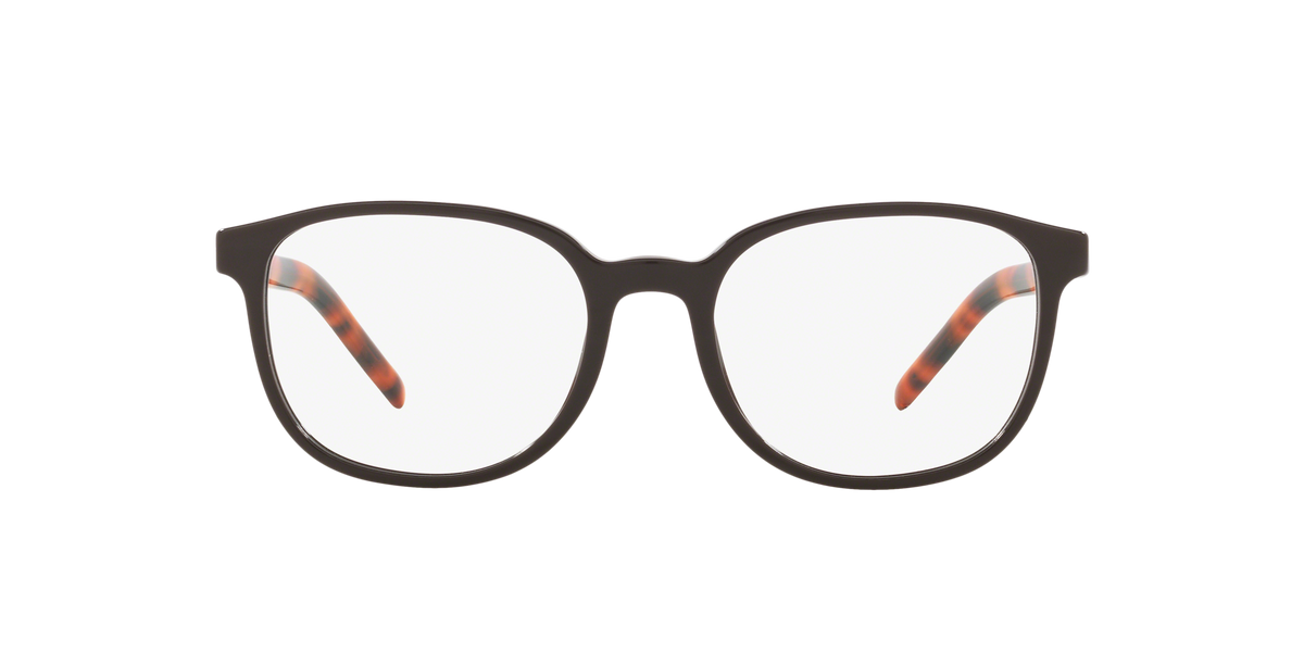 Prada PR 07XV Brown U6C1O1 three-quarter view