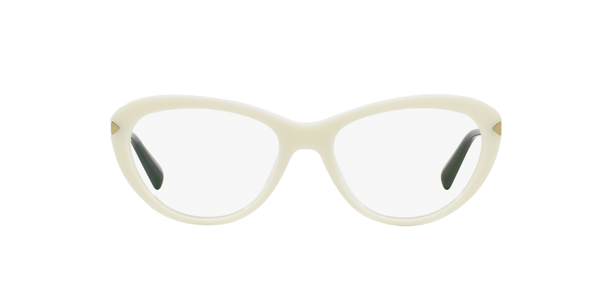 Prada PR 08RV Ivory 7S31O1 three-quarter view
