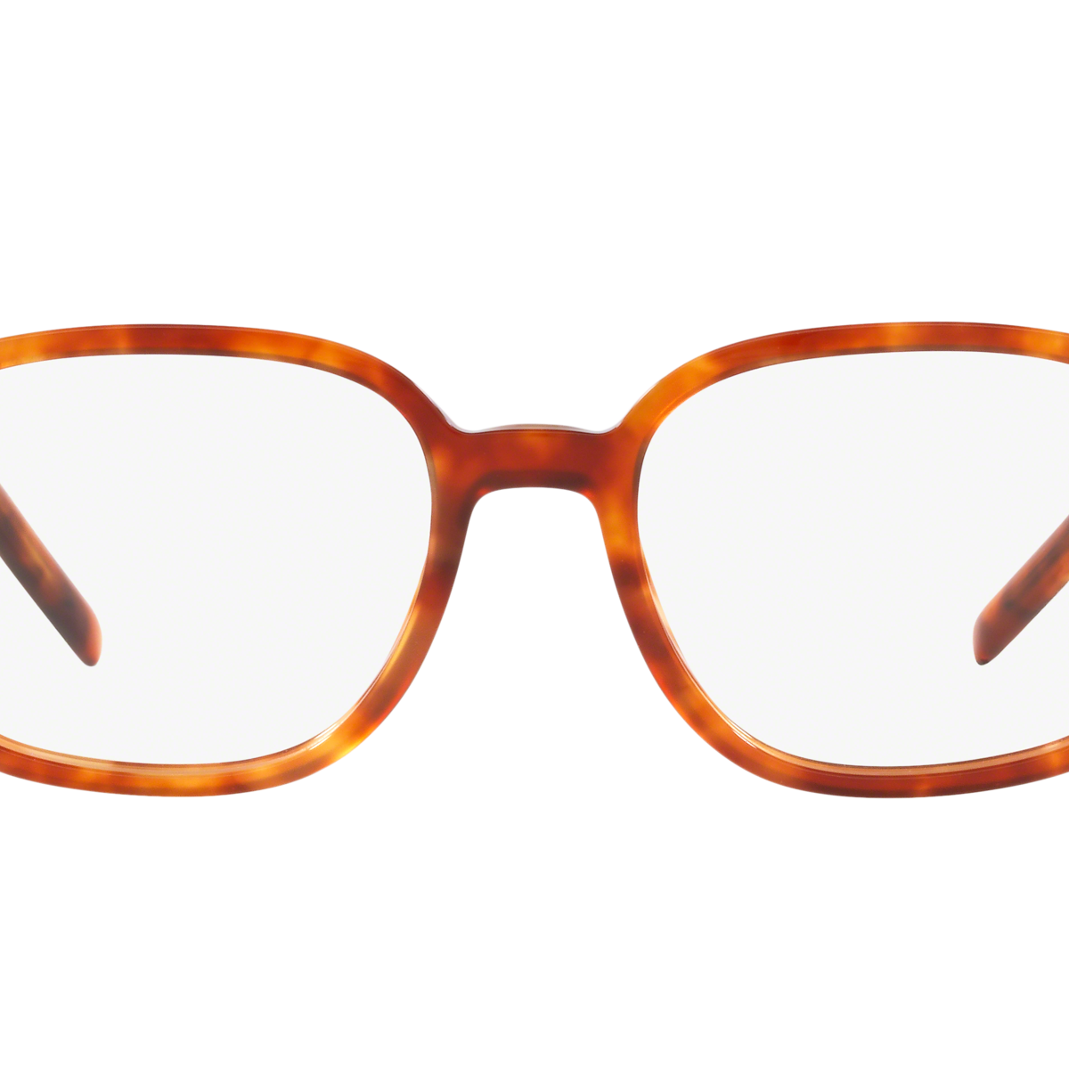 Prada PR 08XV Light Havana 4BW1O1 three-quarter view