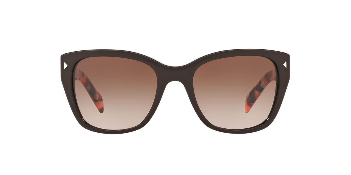 Prada PR 09SS Brown DHO3D0 front view