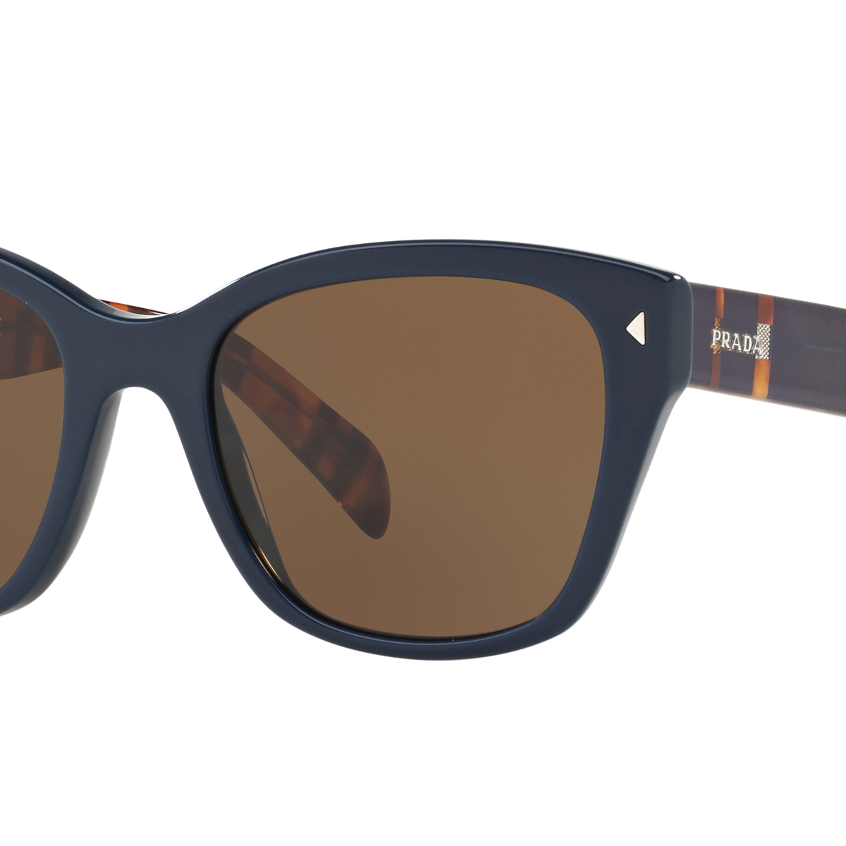 Prada PR 09SS Blue TFM9L1 three-quarter view