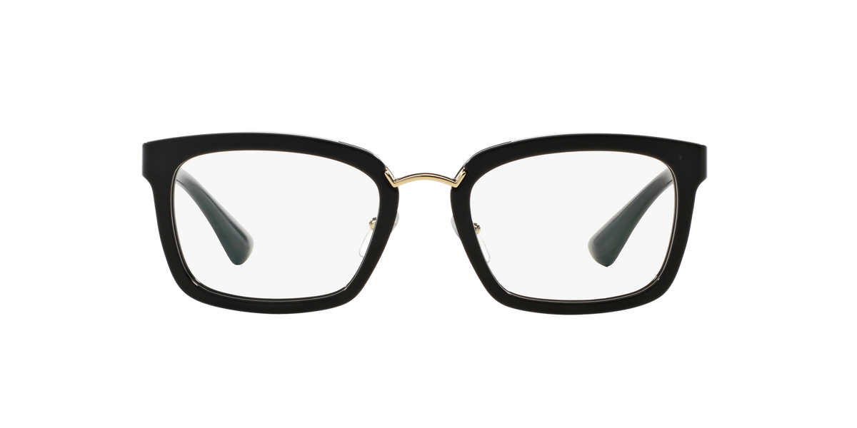 Prada PR 09SV Black 1AB1O1 three-quarter view