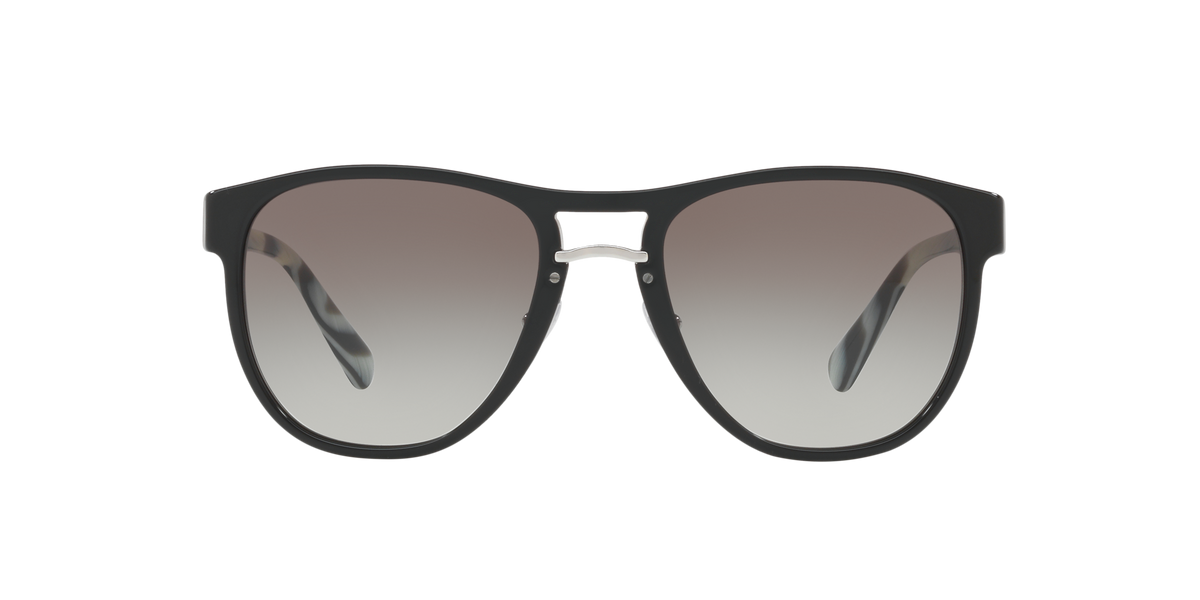 Prada PR 09US Black 1AB0A7 three-quarter view