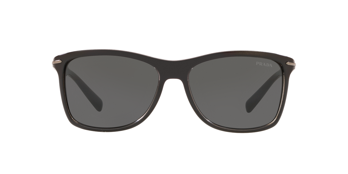 Prada PR 10OS Top Black/Crystal 2AF1A1 front view