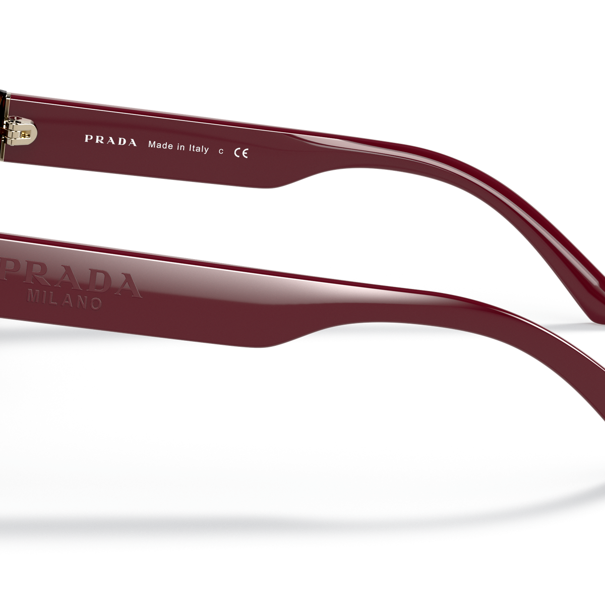 Prada PR 10WV Dark Havana 2AU1O1 side view