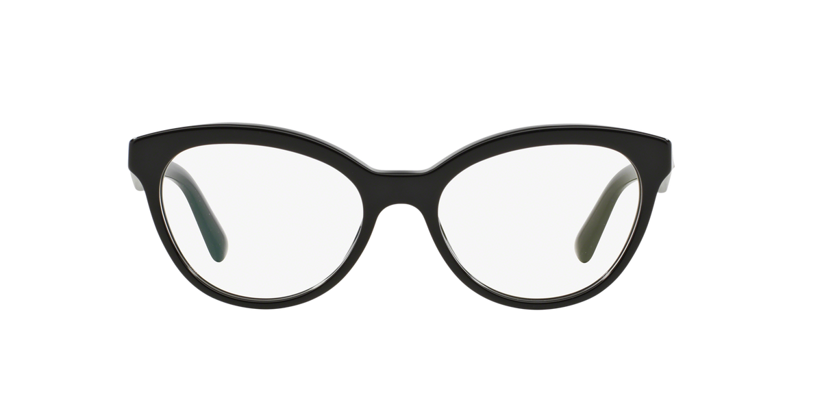 Prada PR 11RV Black 1AB1O1 three-quarter view