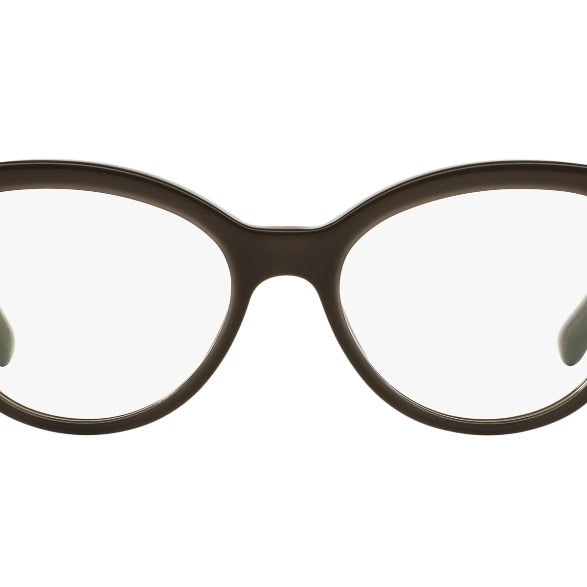 Prada PR 11RV Opal Brown On Brown UAM1O1 three-quarter view