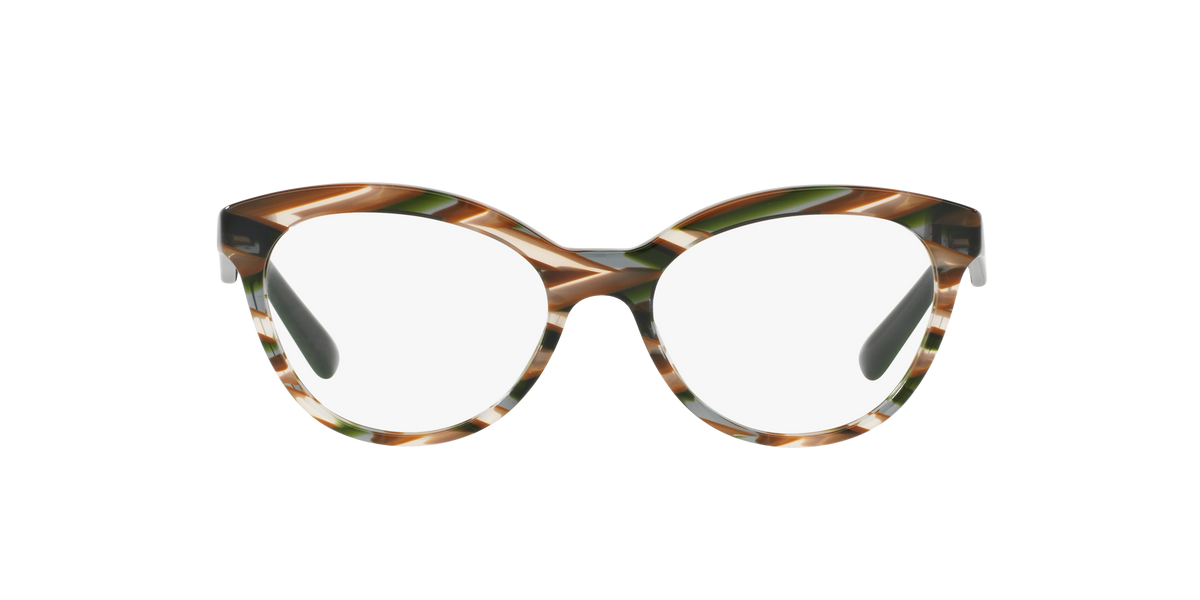 Prada PR 11RV Sheaves Grey Brown VAO1O1 three-quarter view