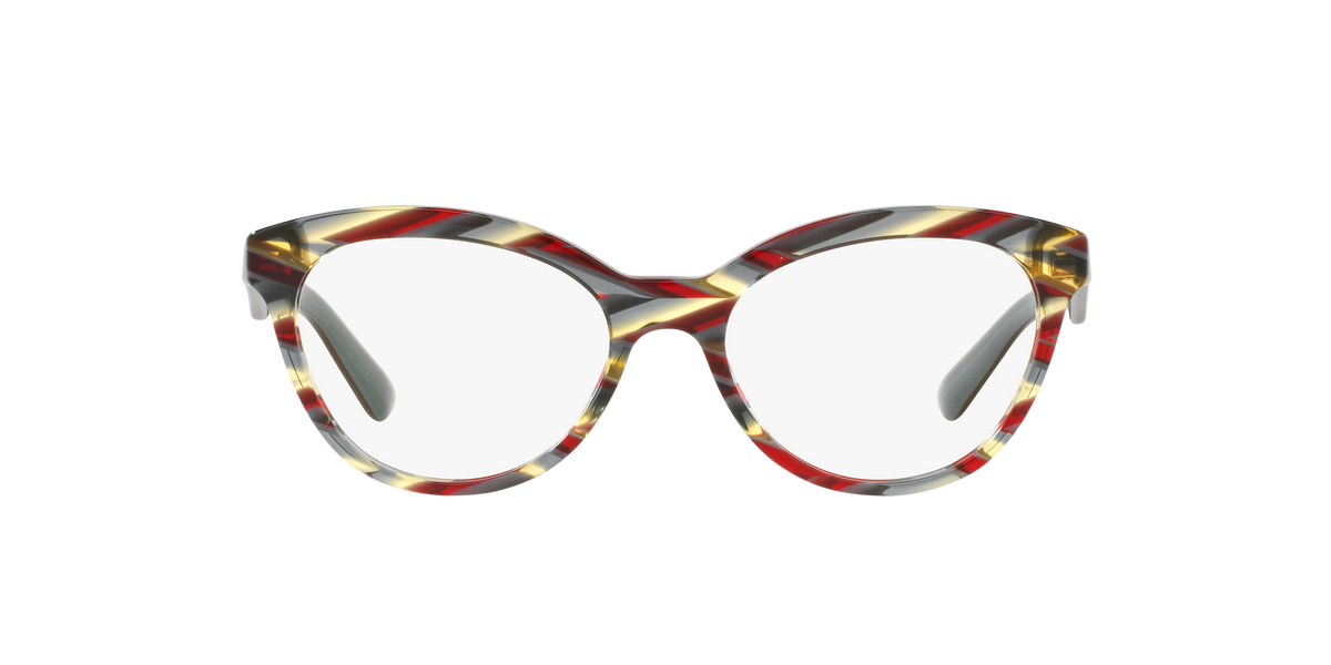 Prada PR 11RV Sheaves Bordeaux Green VAP1O1 three-quarter view