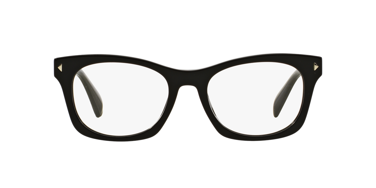 Prada PR 11SV Black 1AB1O1 three-quarter view