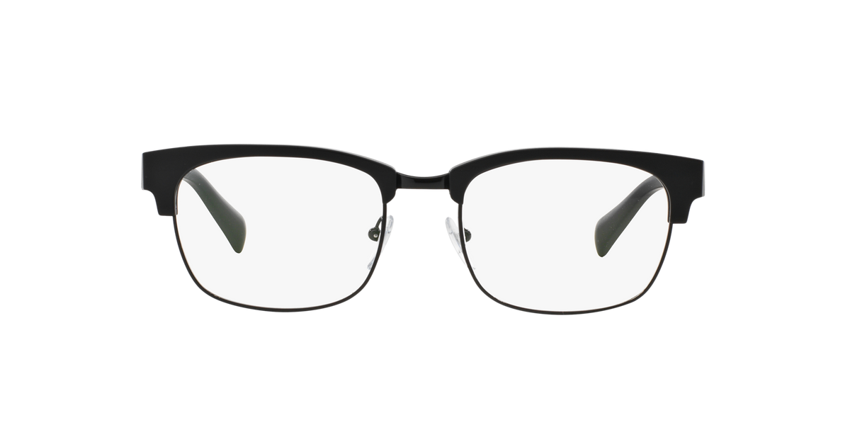 Prada PR 12RV Matte Black 1BO1O1 three-quarter view