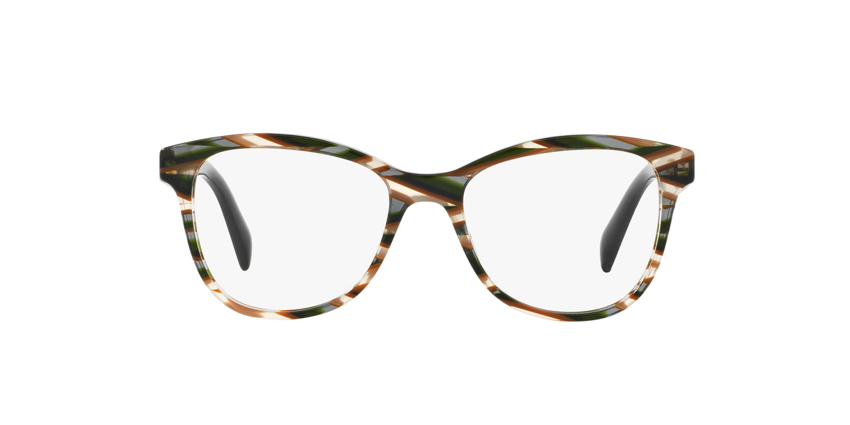 Prada PR 12TV Sheaves Grey Brown VAO1O1 three-quarter view