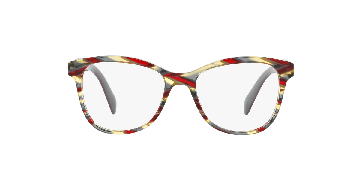 Prada PR 12TV Sheaves Bordeaux Green VAP1O1 three-quarter view