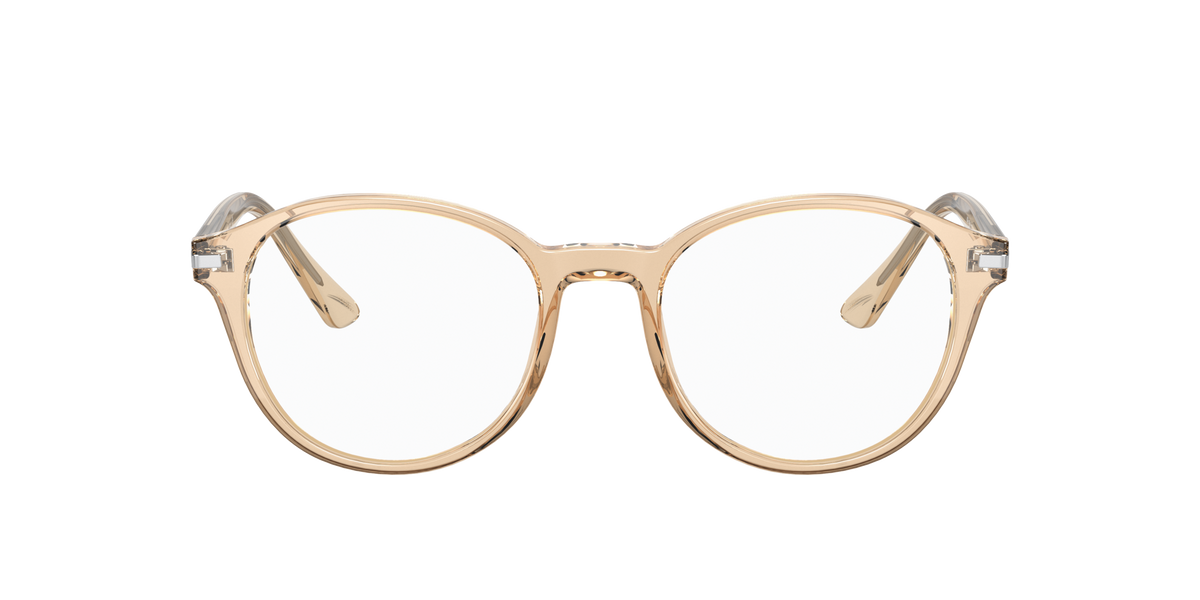 Prada PR 13WV Crystal Amber 01N1O1 three-quarter view