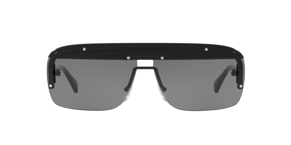 Prada PR 15US Black 1AB9K1 three-quarter view