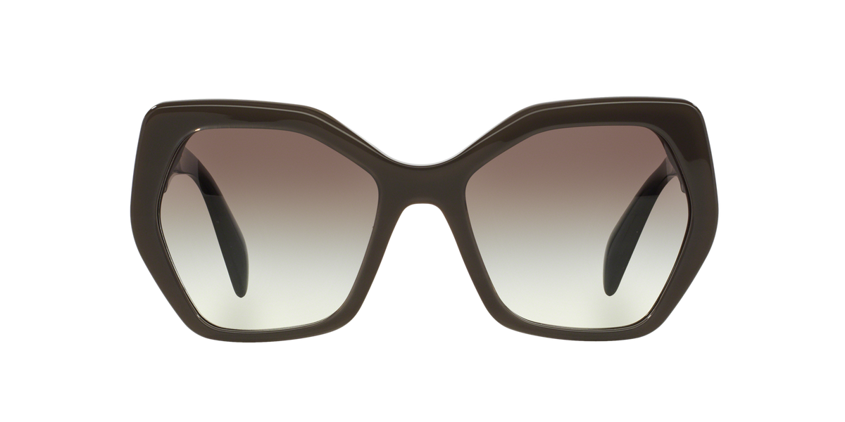 Prada PR 16RS UAM0A7 Opal Brown On Brown, front view