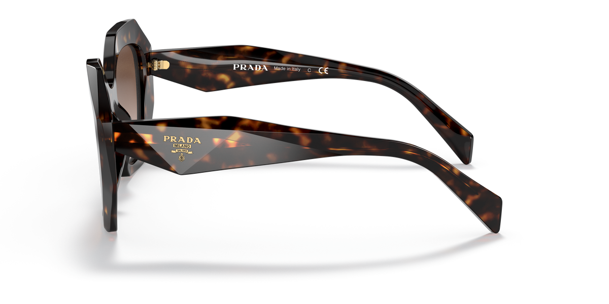 Prada PR 16WS 2AU6S1 Tortoise, side view showing the temple