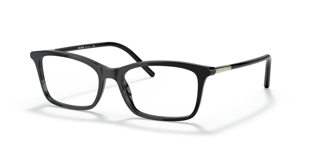 Prada PR 16WV Black 1AB1O1 three-quarter view