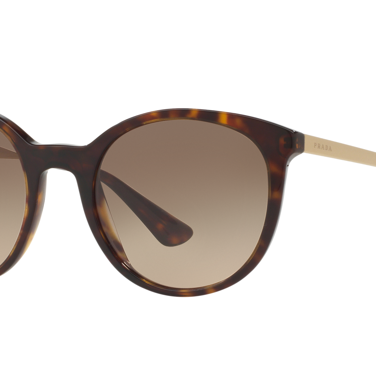 Prada PR 17SS Havana 2AU3D0 three-quarter view