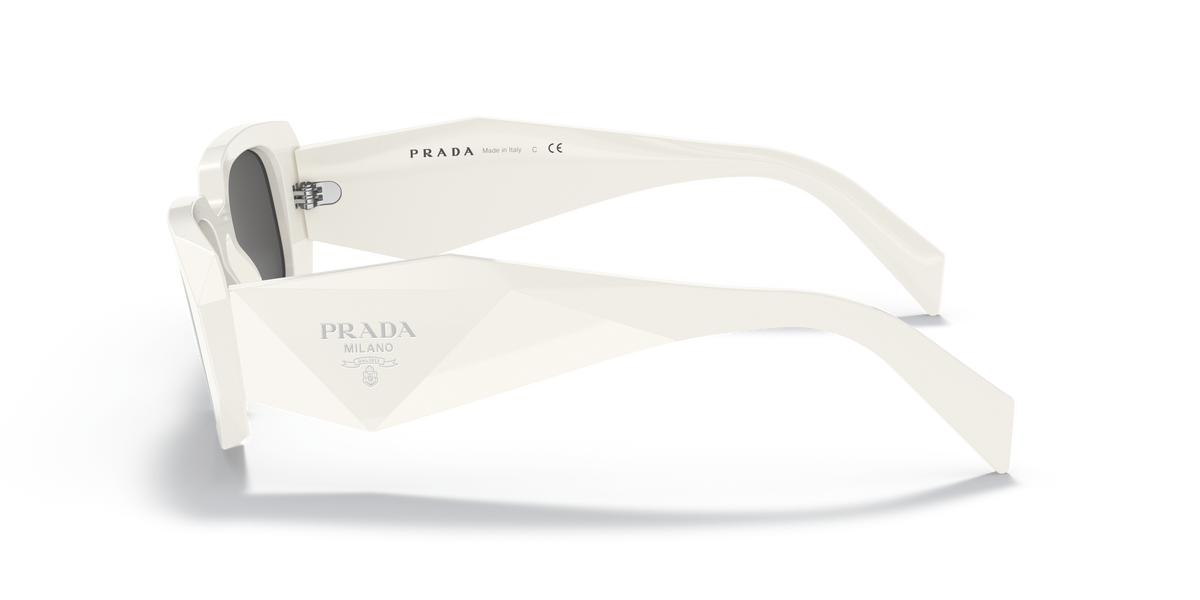 Prada PR 17WS 1425S0 Talc, side view showing the temple