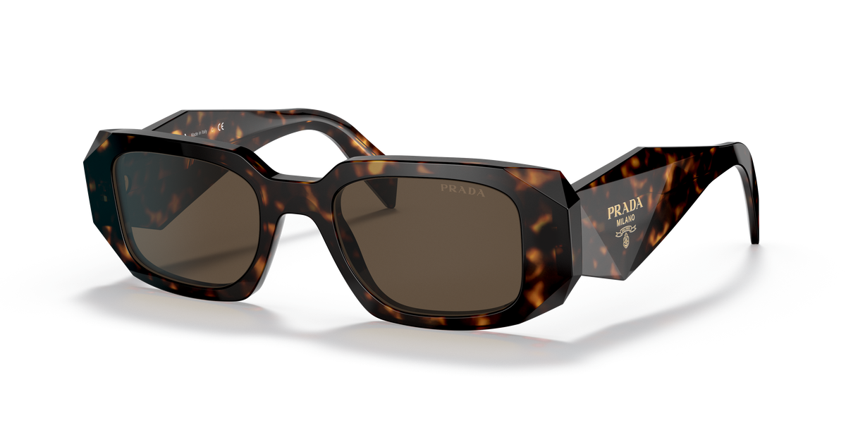 Prada PR 17WS 2AU8C1 Tortoise, three-quarter view