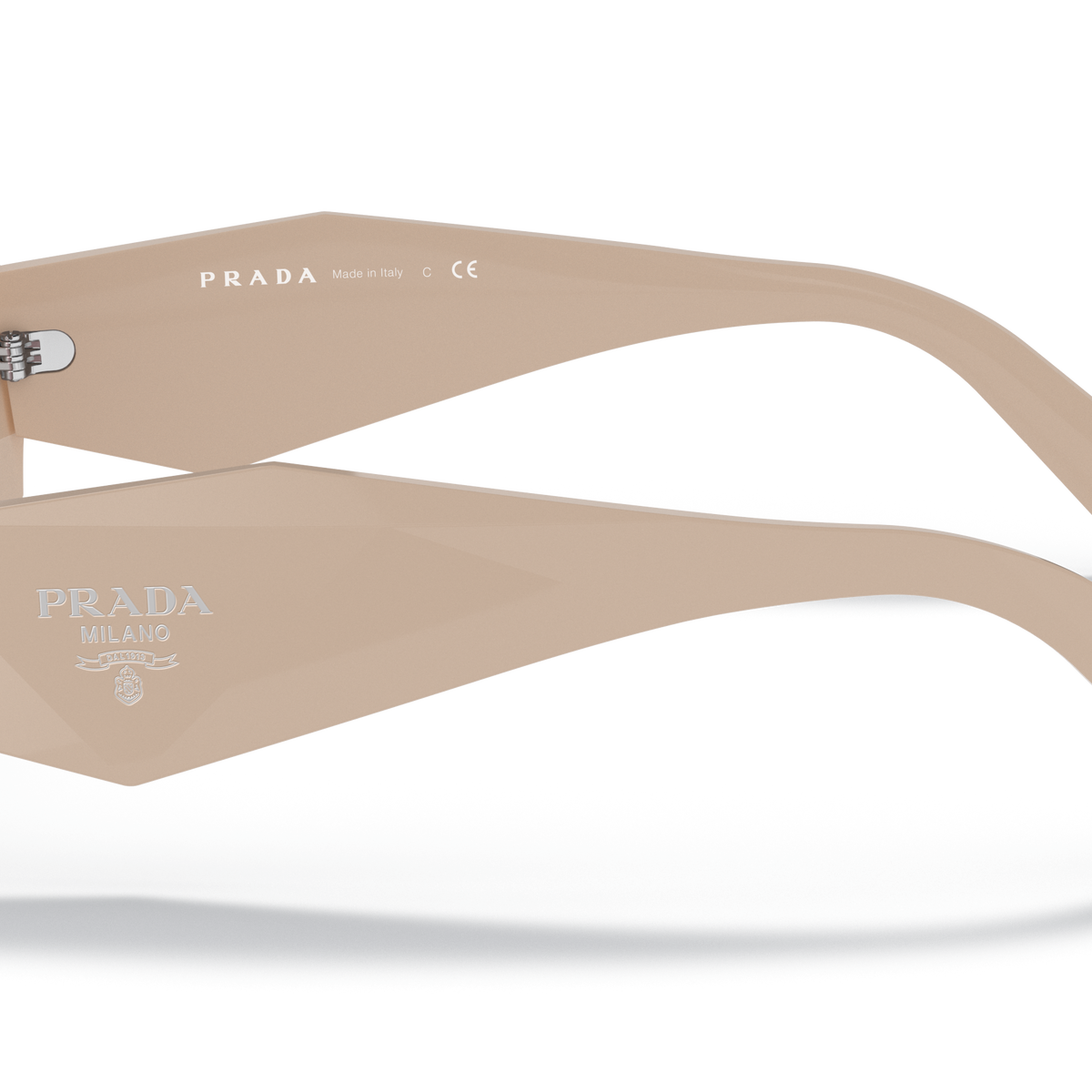Prada PR 17WS VYJ6X1 Powder, side view showing the temple