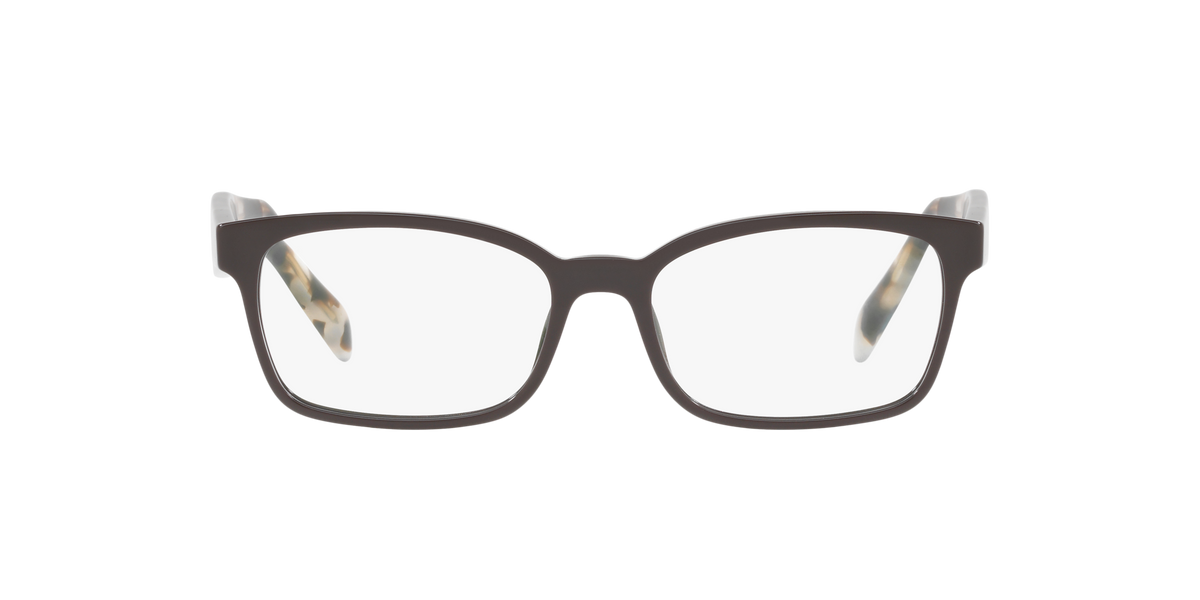 Prada PR 18TV Brown DHO1O1 three-quarter view