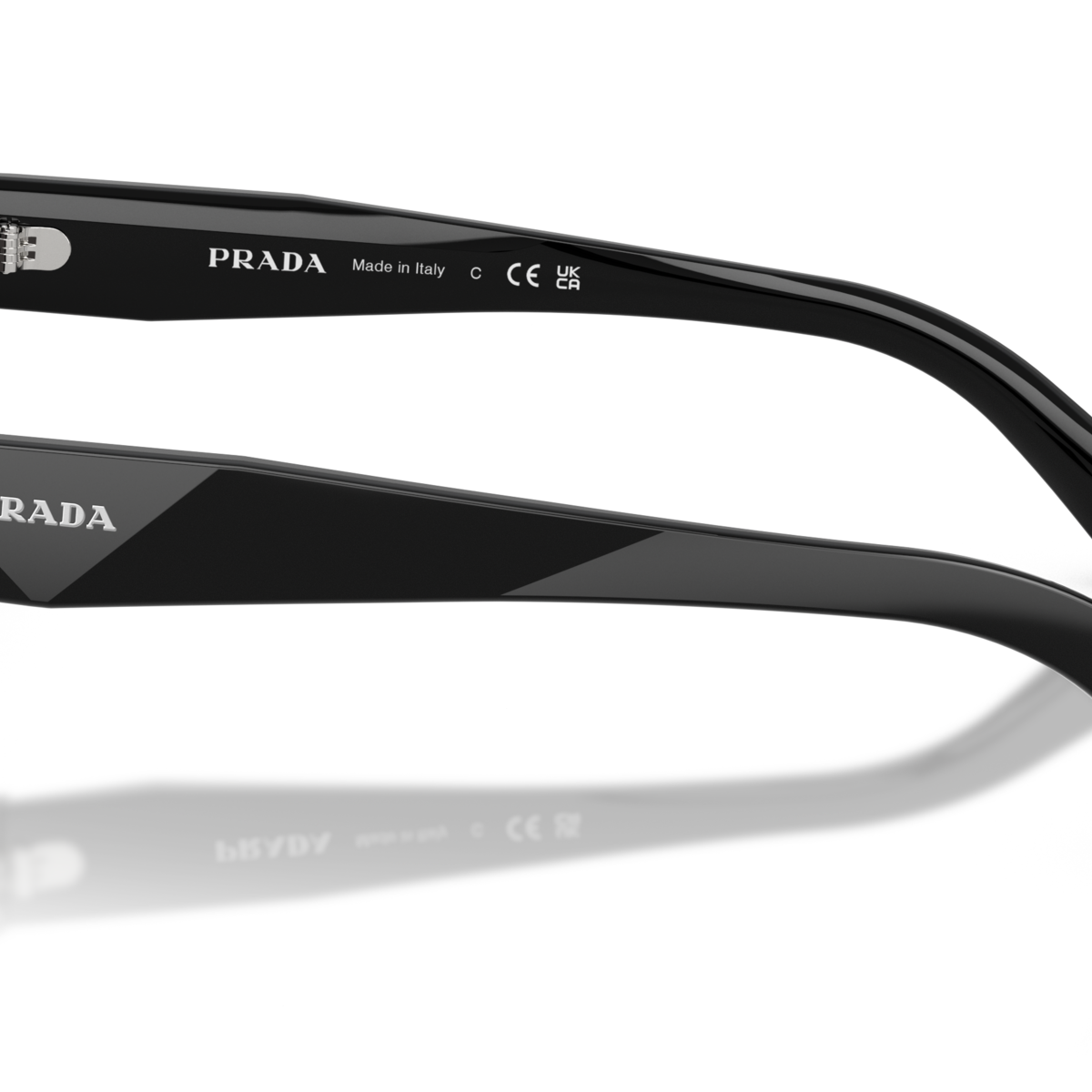 Prada PR 19WS Black 1AB5S0 side view
