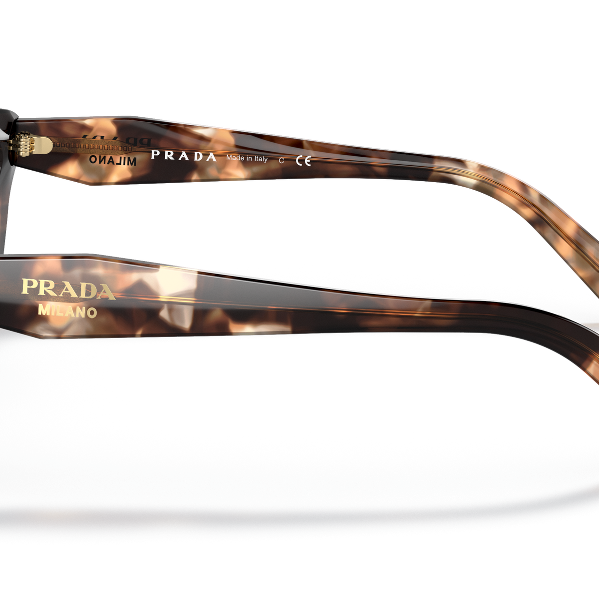 Prada PR 19WV Caramel Tortoise 07R1O1 side view