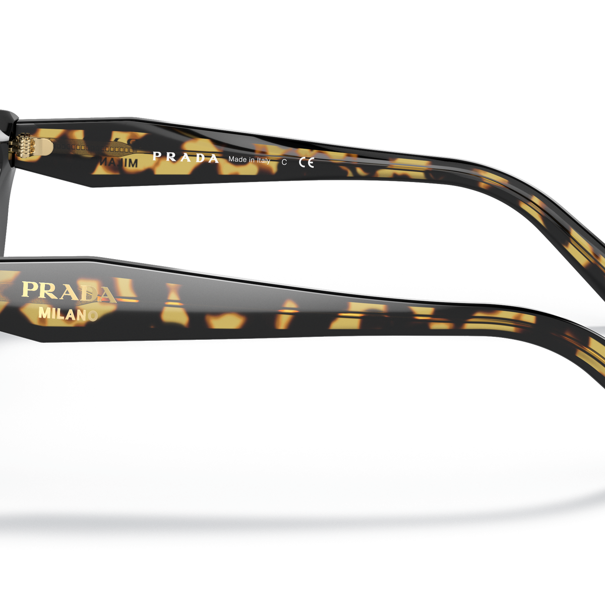 Prada PR 19WV Black 1AB1O1 side view