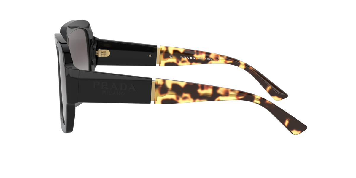 Prada PR 21XS Black 1AB0A7 side view