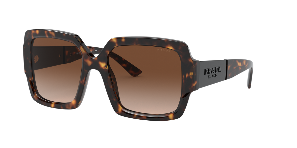 Prada PR 21XS Havana 2AU6S1 three-quarter view