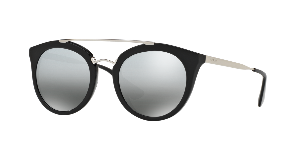 Prada PR 23SS Black 1AB6N2 three-quarter view