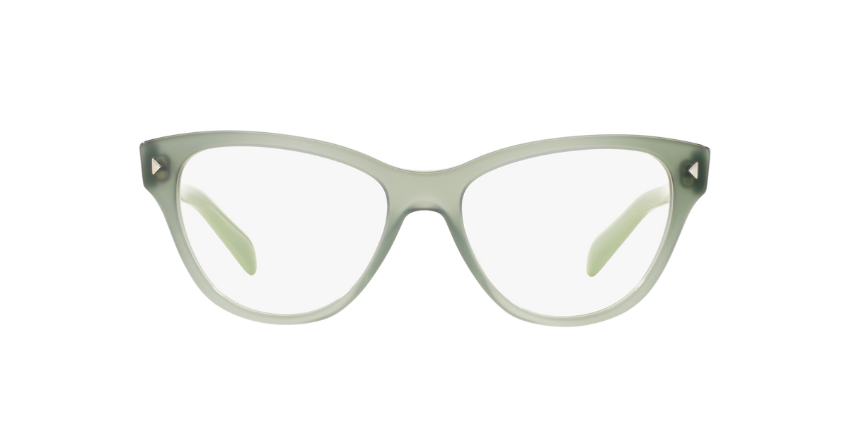 Prada PR 23SV Opal Dark Green UEI1O1 three-quarter view