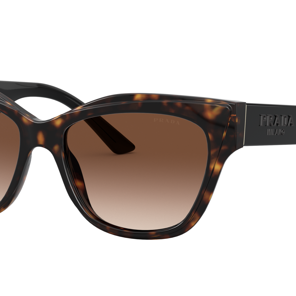 Prada PR 23XS Havana 2AU6S1 three-quarter view