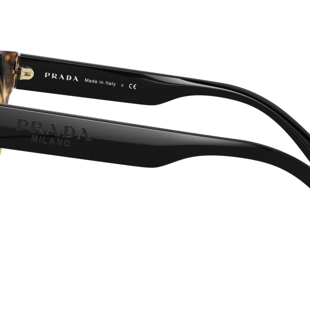 Prada PR 23XS Black/Havana Media 3890A7 side view