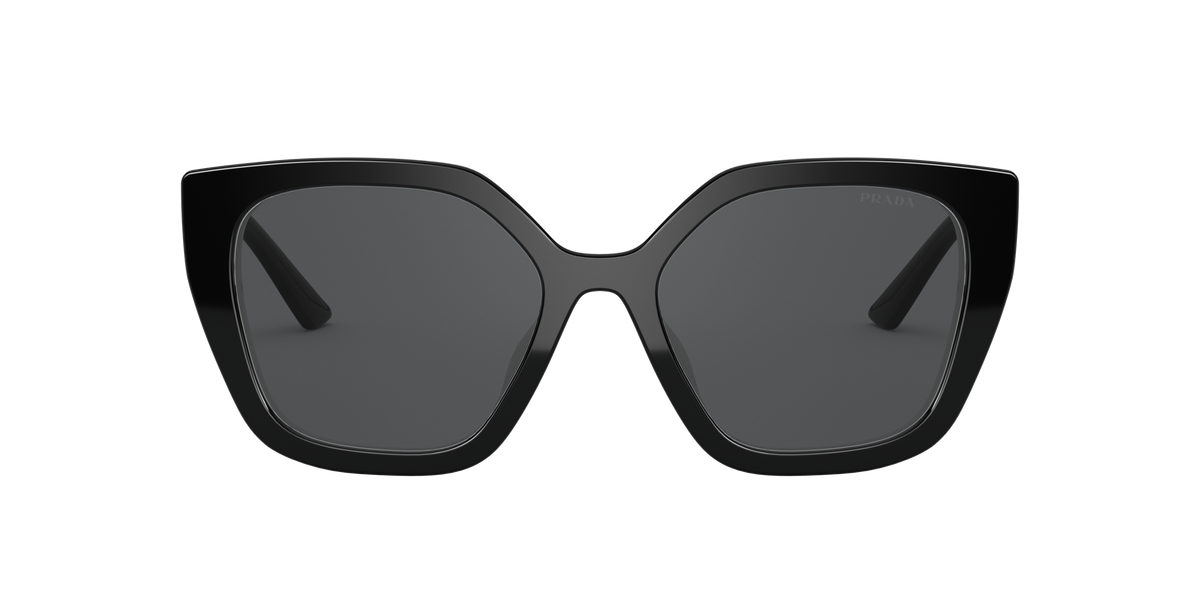 Prada PR 24XS YC45S0 Black/Ivory, front view