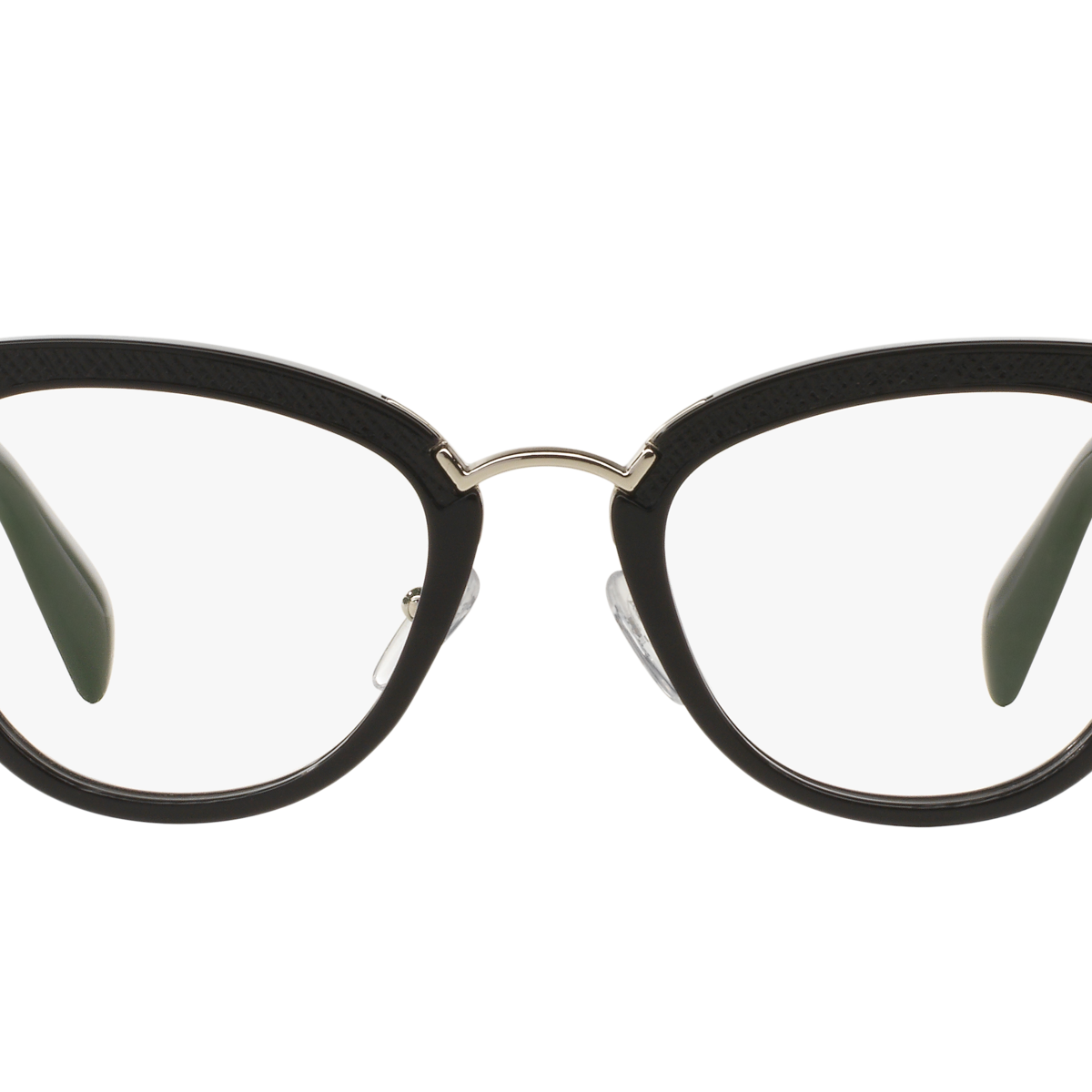 Prada PR 26SV Black 1AB1O1 three-quarter view